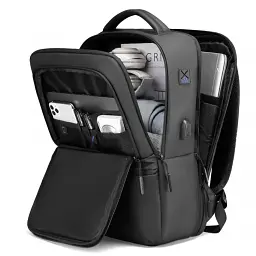 Рюкзак міський Mark Ryden 9103SJ 21л з відділенням для ноутбука 17,3" і USB Black (16262) - мініатюра 5