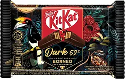 Шоколадний батончик Kit Kat Dark 52% Borneo Flavour 35 г
