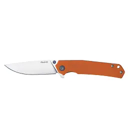 Ніж складаний туристичний Ruike P801-J, (8.6 см) 14C28N / G10 помаранчевий - мініатюра 5
