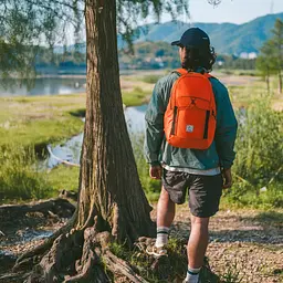 Рюкзак складний Naturehike Yunyan 30л (NH17A017-B) чорний - мініатюра 4