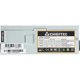 Блок живлення Chieftec 400W SMART GPF-400P 80 mm fan, >85%, TFX, bulk - мініатюра 5