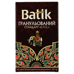 Чай чорний Batik Стандарт CTC гранульований, байховий, цейлонський, 100 г - мініатюра 2