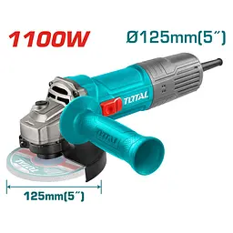УШМ Total TG11012536 кутова 1100 Вт 125 мм 12000 об хв