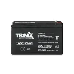 Акумуляторна батарея гелева 12В 7.2Аг Trinix TGL12V7.2Ah/20Hr GEL (44-00060) - мініатюра 2