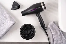 Фен Ardesto Violet PRO HD-Y223PRO, 1850-2200Вт, 2 швидкості, 3темп.режими, дифузор, чорний - мініатюра 3