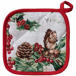 Прихватка Прованс Squirrel гобеленова з люрексом 20 x 20 см (41921) - мініатюра 2