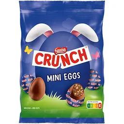 Міні-яйця з молочного шоколаду Crunch з рисовими кріспами 152 г