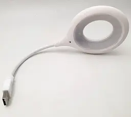 Гнучка USB LED настільна лампа з голосовим керуванням англійський підсвічування нічник 1,5Вт UKC LK-50 - мініатюра 8