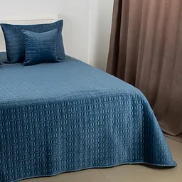 Покривало ТЕП Velour Мозаїка 150x210 см темно-синій (4-00515_36204) - мініатюра 2