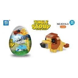 Конструктор Mindbox JUNGLE STORY в яйце в асорт (K31A) - мініатюра 5