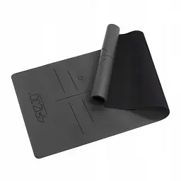 Килимок (мат) спортивний 4FIZJO PU 183 x 68 x 0.4 см для йоги та фітнесу 4FJ0587 Black (P-5907739319531) - мініатюра 13