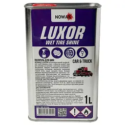 Очисник - чорнильник для шин Nowax Luxor Wet Tire Shine 1000 мл Оригінал (NX01129)