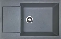 Кухонна мийка Adamant GENERAL сіра 775x495x200 мм, з крилом 77,5 см