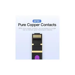 Патч-корд 15м, UTP cat 7 RJ-45 flat black Vention (ICABN) - мініатюра 4