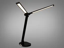 Світильник настільний LED Diasha 5508BK, 14W, чорний, регульована висота, димер, таймер, нічник