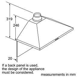 Настінна витяжка Bosch DWP66BC50A 60 см - мініатюра 4