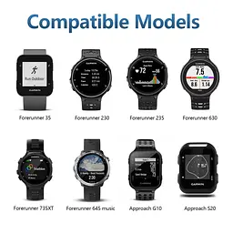 Зарядний пристрій Tamister для смартгодинника Garmin Forerunner 35,230,235,630,735XT,645 - мініатюра 3