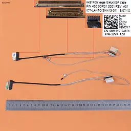 Шлейф матриці для Dell Vostro 15 3576 3578 V3578 3573 3572, (08M5Y7, 450.0DR01.0001, Vegas15, eDP 30pin, non touch, Original)