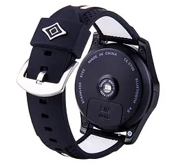 Силіконовий ремінець Primo Dart для годинника Huawei Watch GT 2/GT Active 46 мм Black White - мініатюра 2