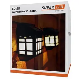 Комплект ламп SuperLED сонячна настінна LED з датчиком руху та освітлення 2 шт. - мініатюра 4