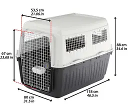 Переноска для великих собак Ferplast ATLAS 80 Professional 118 x 80 x 88 см - мініатюра 2