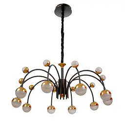 Люстра Brille молекула підвісна LED 90W WW+NW+CW BK+GD (BL-79S/20)