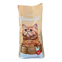 Сухий корм Golden Cat 20 кг для дорослих котів всіх порід з куркою