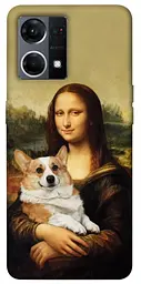 TPU чохол Demsky Mona corgi для Oppo Reno 7 4G