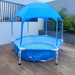 Басейн Каркасний навіс від Сонця для Дачі Intex 183 х 38 см Metal Frame Pool - мініатюра 2