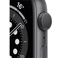 Смарт-годинник Apple Watch Series 6 GPS 44mm Space Gray Aluminum Case w. Black Sport B. (M00H3) - мініатюра 5