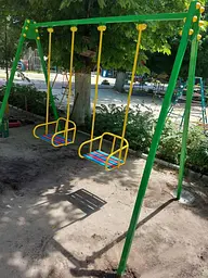 Гойдалки дитячі на підшипниках, двомісні. . - мініатюра 6