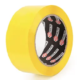 Пакувальна клейка стрічка Polax, жовта 45 мм × 100 м (101-119)