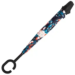 Жіноча парасолька-палиця Art Rain 108 см синя - мініатюра 6
