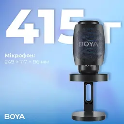 Мікрофон Boya K3-02 RGB Type-C/3,5 мм Black (BOYA K3-02) - мініатюра 10