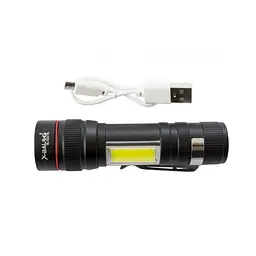 Тактичний ліхтар ручний акумуляторний BL POLICE BL 520 T6 300 Lumen USB (49972) - мініатюра 3