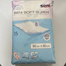 Пелюшки гігієнічні універсальні Seni Soft Super 90см*60см, 5 шт.