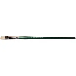 Пензель щетина плоска Kolos Classic 2402F № 6 довга ручка 14