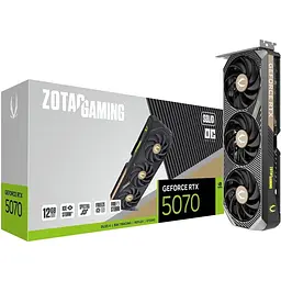 Відеокарта Zotac Gaming GeForce RTX 5070 SOLID OC 12G (ZT-B50700J-10P) EU [135692]