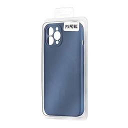 Чохол TPU Matte Case Protected Camera with MagSafe iPhone 14 Pro Max Blue - мініатюра 2