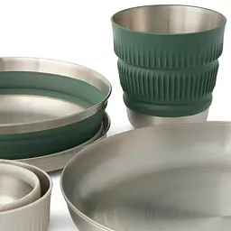 Набір посуду Sea To Summit Detour Stainless Steel Collapsible Dinnerware Set (1033-STS ACK039041-122101) - мініатюра 5
