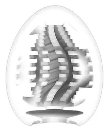 Мастурбатор яйце Tenga Egg New Standart Tornado білий - мініатюра 2