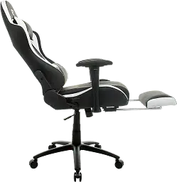 Геймерське крісло GT Racer чорне з білим (X-2534-F Black/White) - мініатюра 5