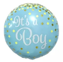 Кулька повітр. фольгована party it's a boy 45см 835226/Pelican