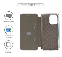 Чехол-книжка для OPPO A6 Pro 4G, G-Case, бордовый, кожаный чехол-книжка из экокожи (PU) и TPU, с магнитом, с подставкой и вместительным кардхолдером, противоударный, защита всего корпуса, ArmorStandart (ARM89468) - мініатюра 3