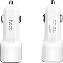 Адаптер ОЗУ Hoco Z23 dual-port car charger 2USB 2.4A - мініатюра 3