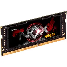 Модуль пам'яті SO-DIMM DDR4 Apacer NOX 8 GB 3200MHz Black [A4S08G32CLYBDAA-1] [102388] - мініатюра 2