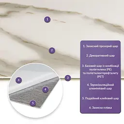 Самоклеюча стінова PET плитка Sticker Wall 600х300х2мм SW-00001674 - мініатюра 2