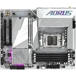 Материнська плата Gigabyte AM5 B650E Aorus Elite X AX ICE, B650, 4xDDR5, Int.Video (CPU), 4xSATA3, 3xM.2, 1xPCI-E 5.0 x16, 2xPCI-E 4.0 x16, Realtek 7.1, Realtek 2.5Gb, WiFi 6E, Bluetooth 5.3, 14xUSB3.2/8xUSB2.0, 2xHDMI/Type-C, ATX - мініатюра 5
