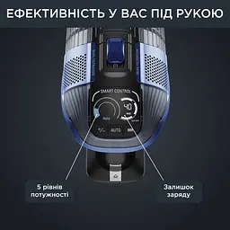Пилосос бездротовий Rowenta XFORCE FLEX 14.60 AQUA 200 Вт вологе прибирання автон. робота до 70 хв НЕРА чорно-синій - мініатюра 7