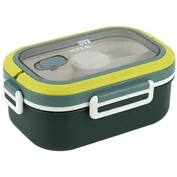 Ланчбокс Kite з розділювачем зелений 1.1 л (K25-1182-3)